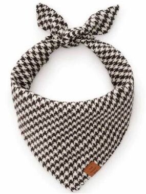 The Foggy Dog Houndstooth Bandana M